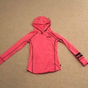 pink brand athletic hoodie